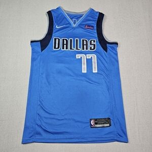 Dallas Mavericks #77 Luka Doncic 5 Miles Stitched Jersey Nike Size 50 (XL)